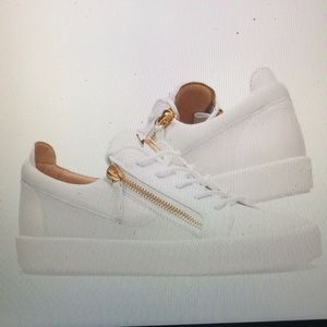 Giuseppe zanotti double zip low sneakers